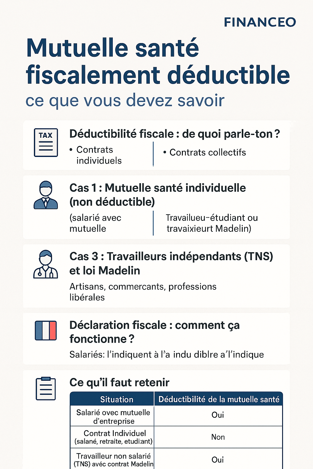 Mutuelle santé et déduction fiscale